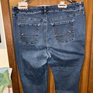 Maurices Women's Straight Leg Jeans - Dark Blue